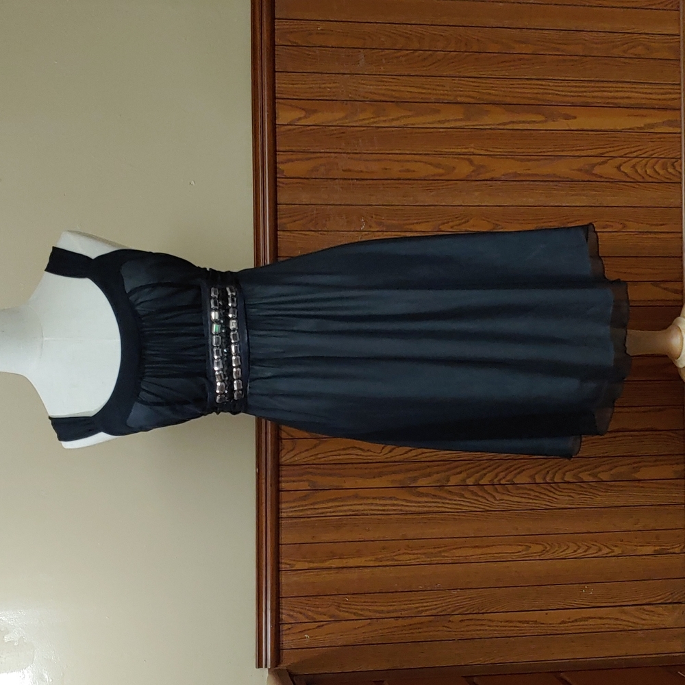 La Belle Sheer Layered Cocktail Dress L
